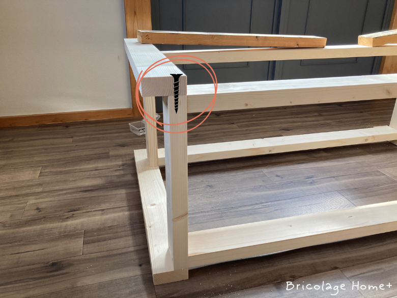 2×4で作る作業台diy