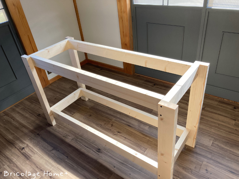 2×4で作る作業台diy